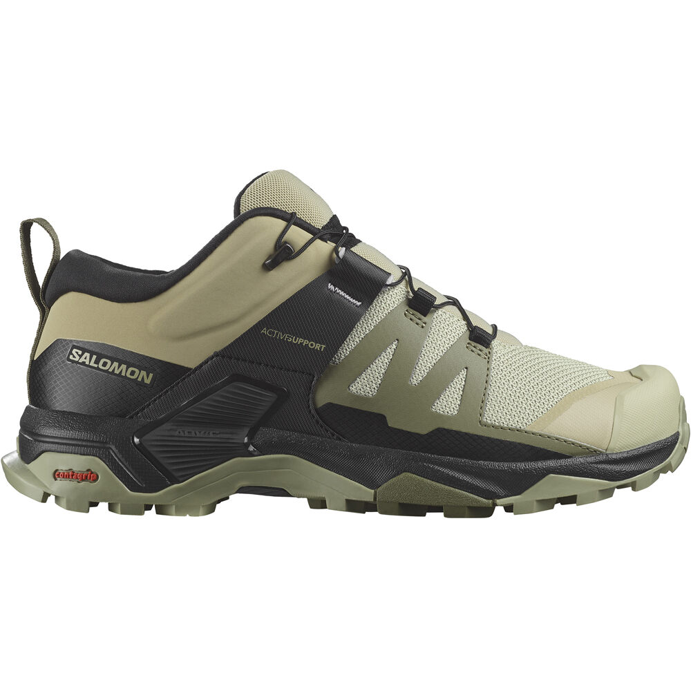 Salomon zapatilla trekking mujer SHOES X ULTRA 4 W lateral exterior