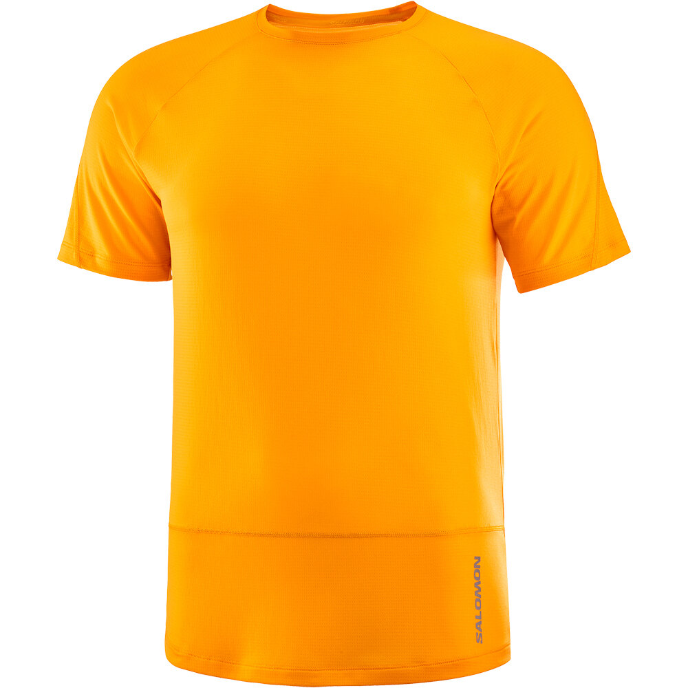 Salomon camisetas trail running manga corta hombre CROSS RUN SS TEE M vista detalle