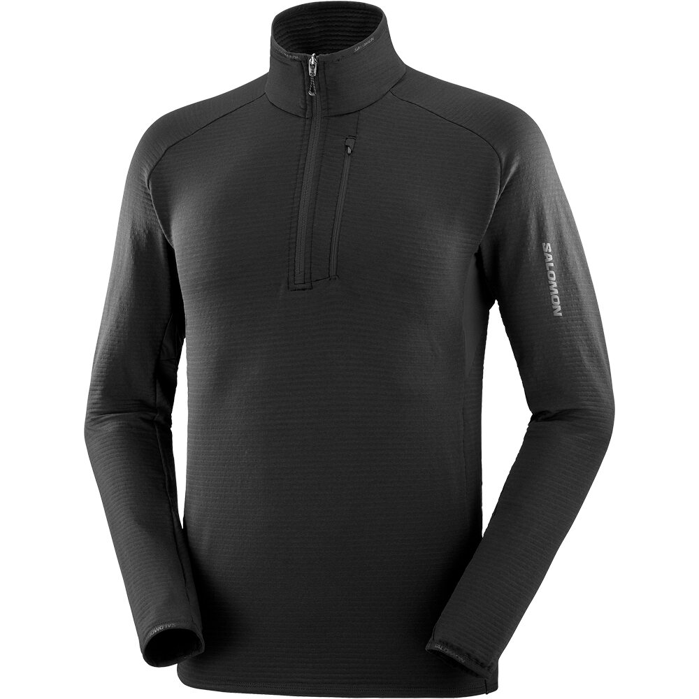 Salomon forro polar hombre ESSENTIAL LTWARM HZ M vista detalle