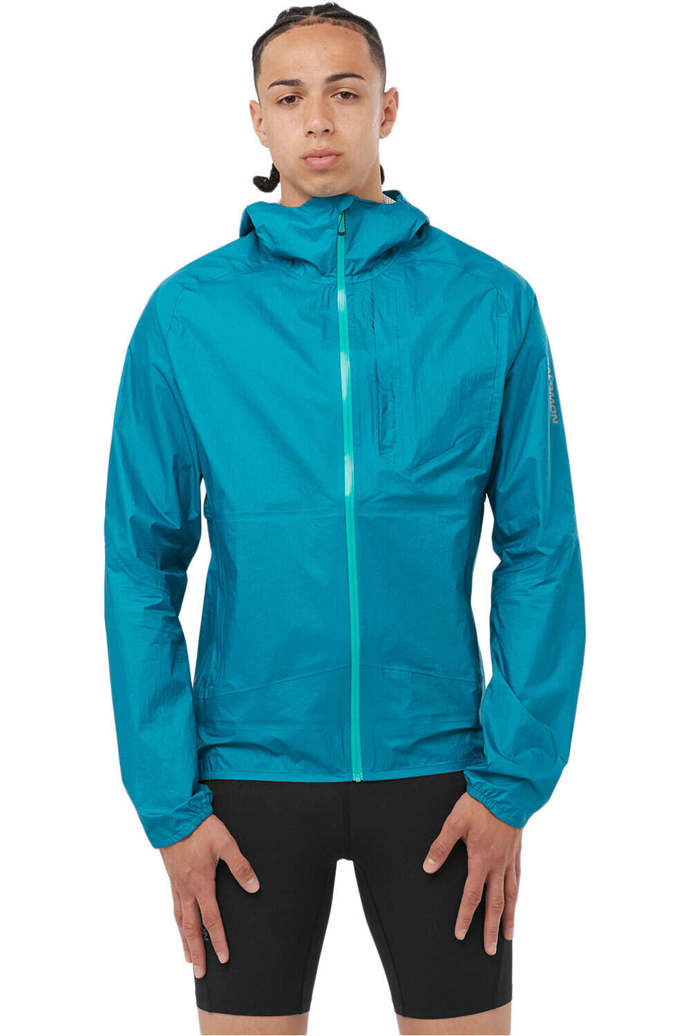 Salomon CHAQUETA TRAIL RUNNING HOMBRE BONATTI WP JACKET M vista frontal