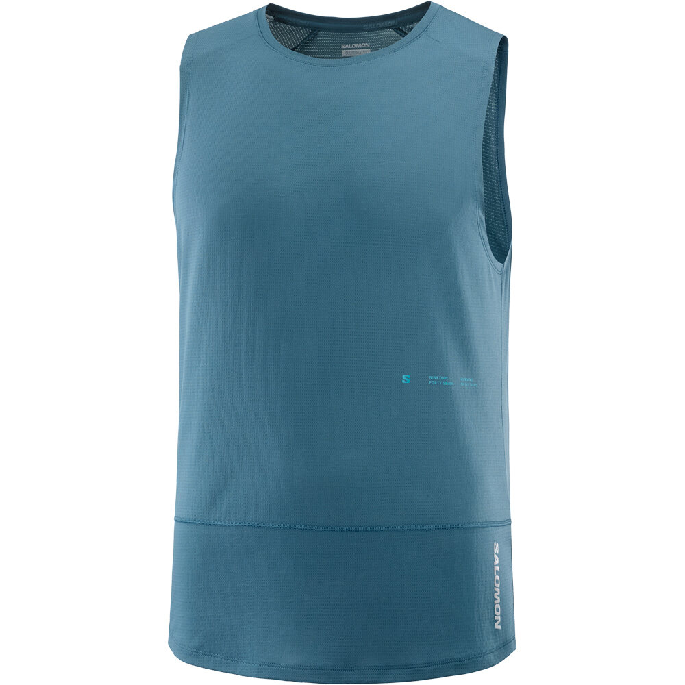 Salomon camisetas trail running tirantes hombre CROSS RUN TANK GFX M 03