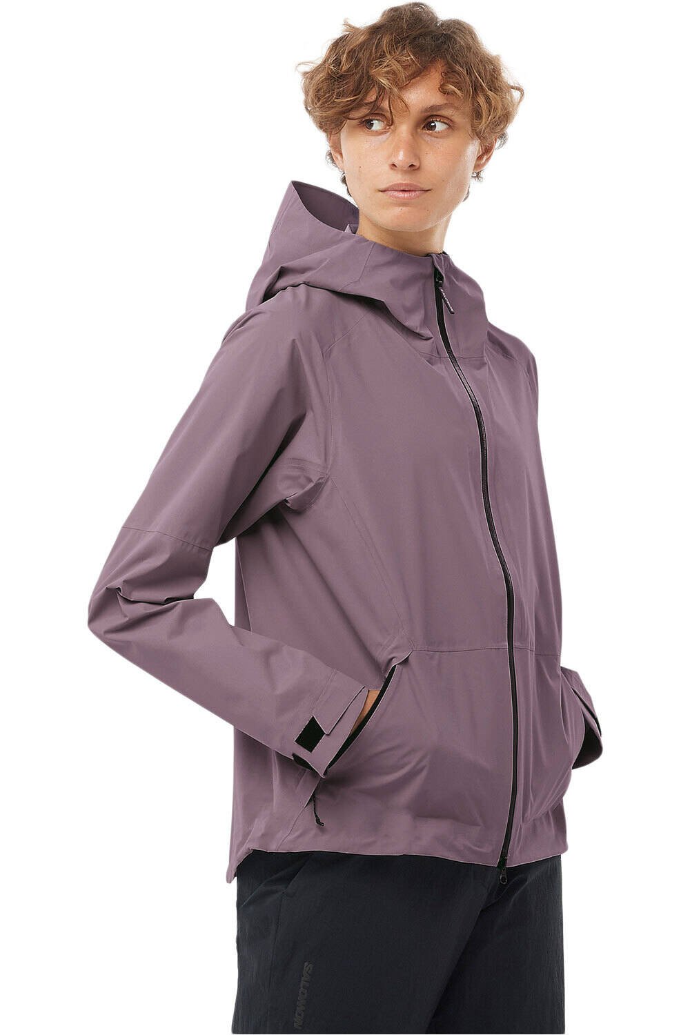 Salomon chaqueta impermeable mujer OUTERPATH 2.5L WP JKT W vista frontal