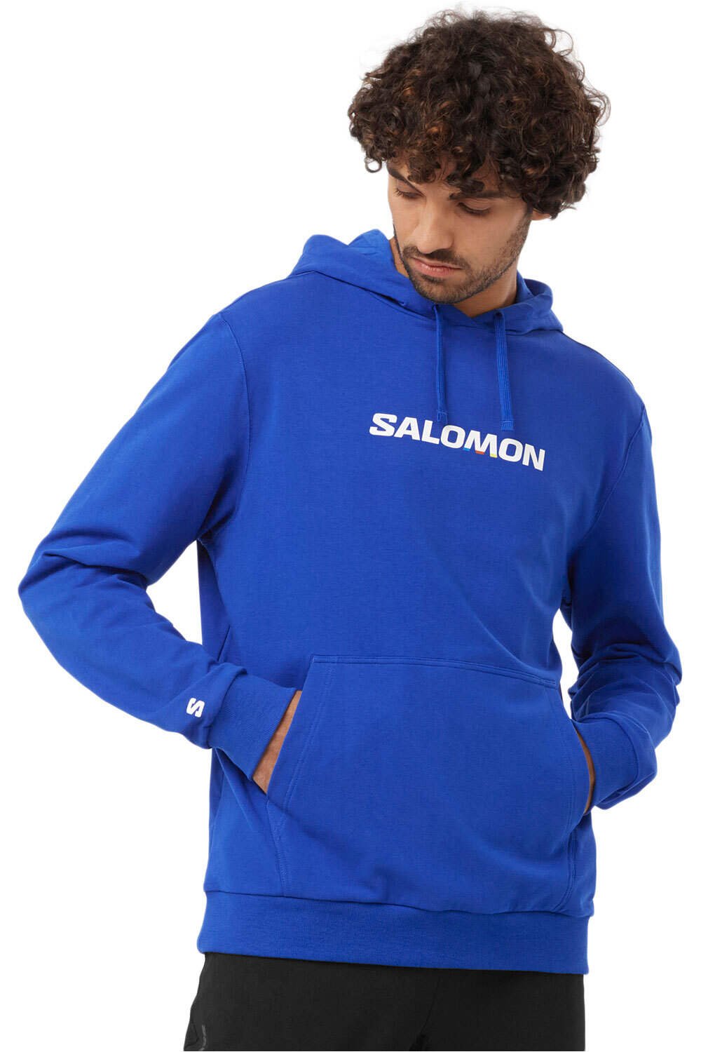 Salomon Sudaderas Montaña Hombre SAL LOGO PERF HOODIE M vista frontal