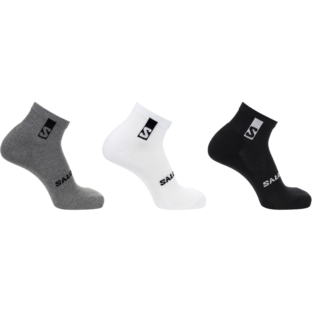 Salomon calcetines montaña EVERYDAY ANKLE 3-PACK vista frontal