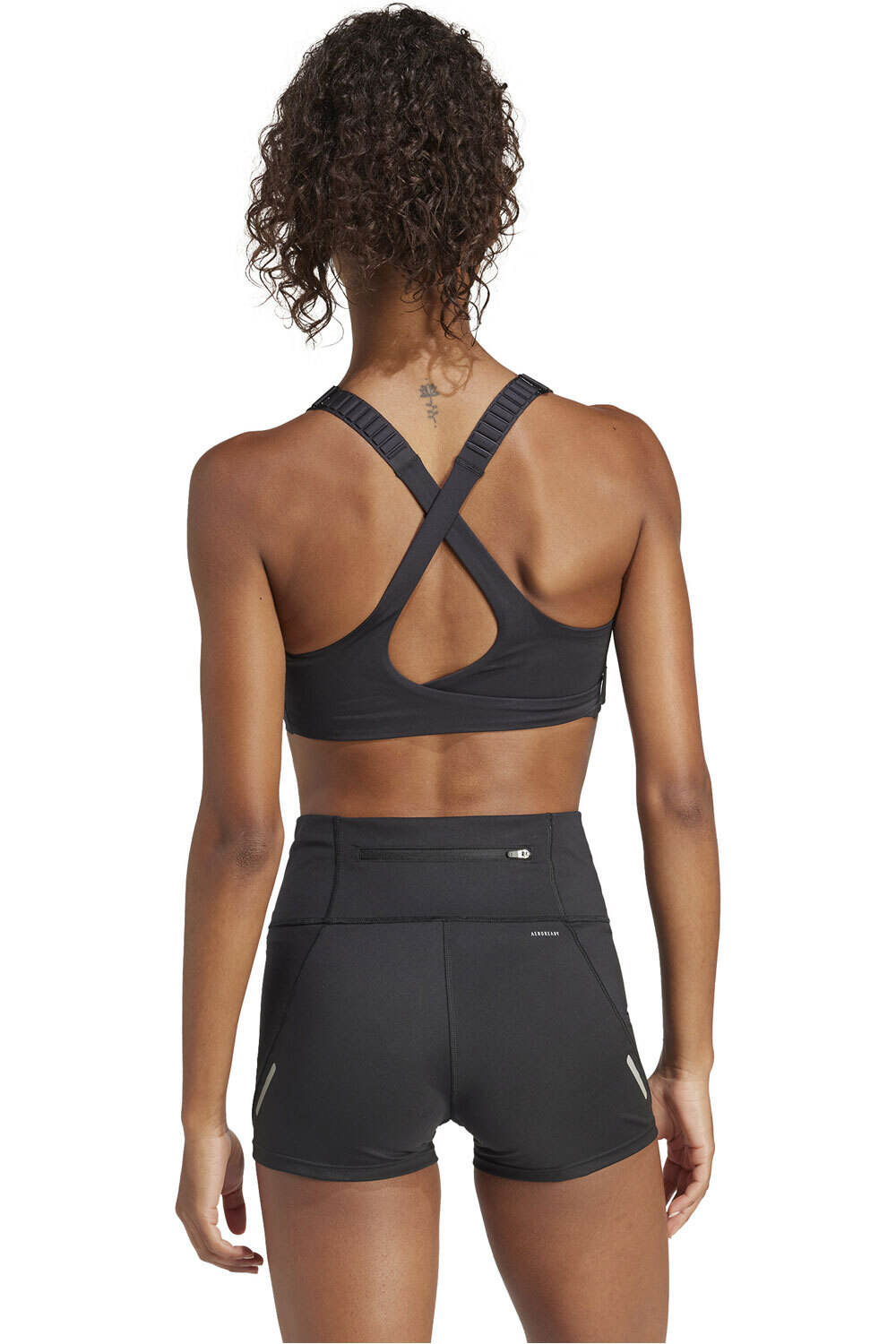 adidas body running mujer FASTIM L HS BRA vista trasera