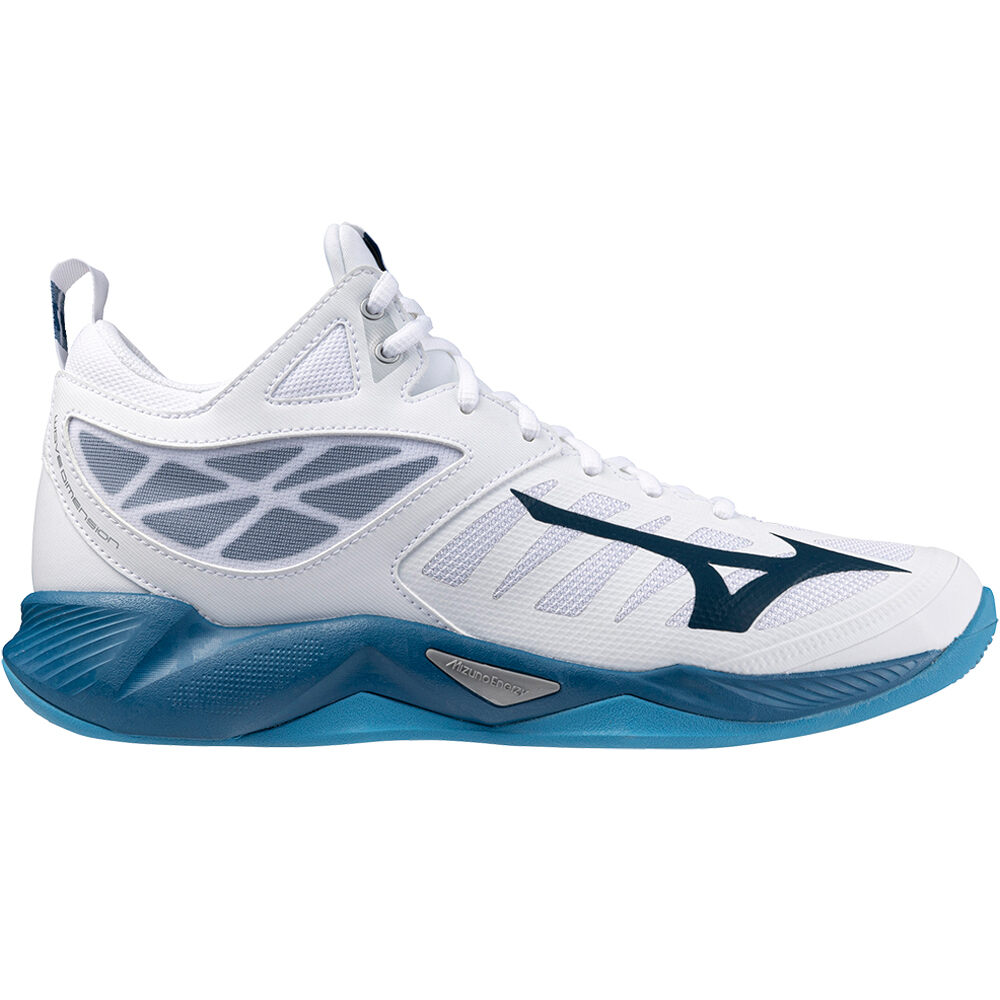 Mizuno zapatilla indoor hombre WAVE DIMENSION MID lateral exterior