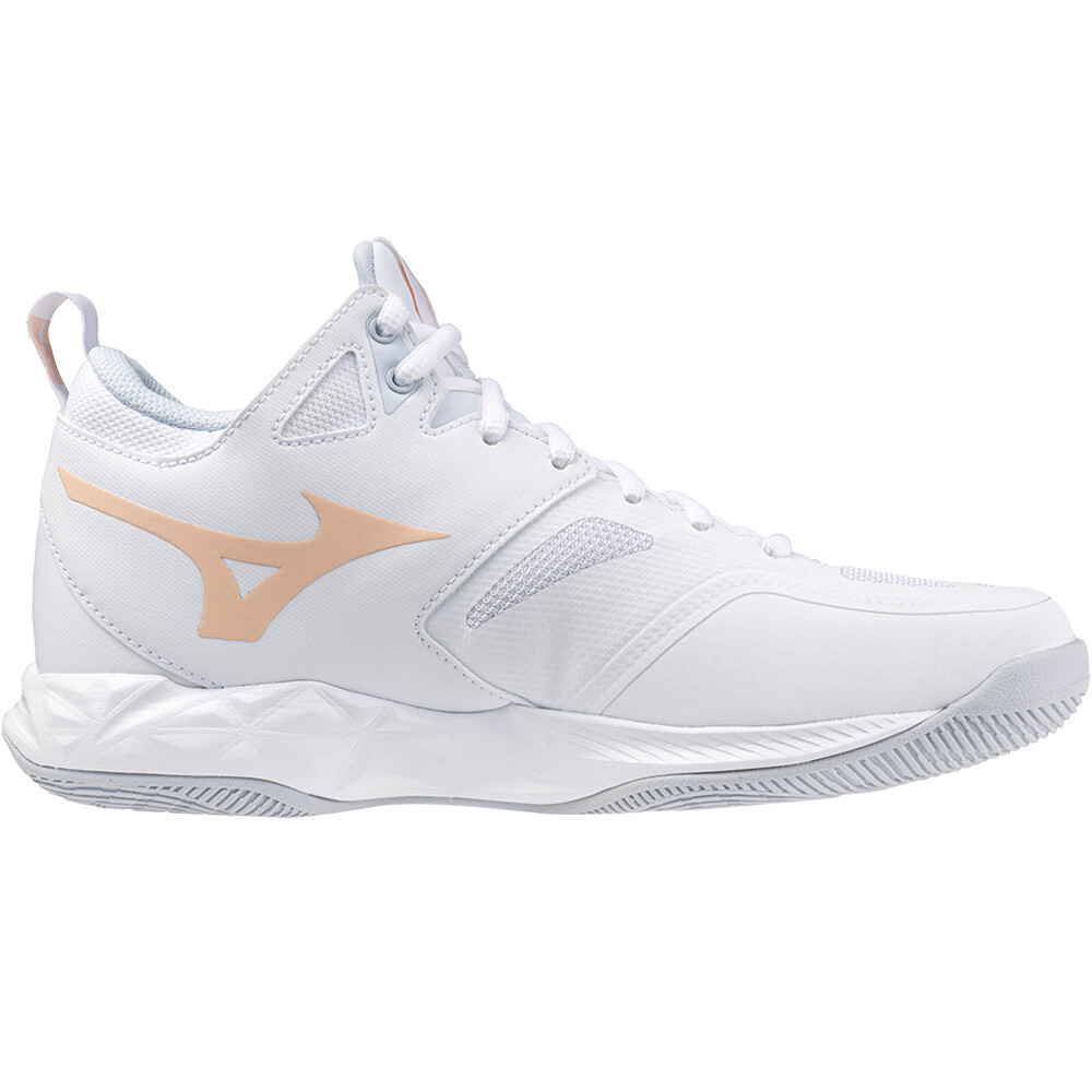 Mizuno zapatillas indoor mujer WAVE DIMENSION MID(W) lateral interior