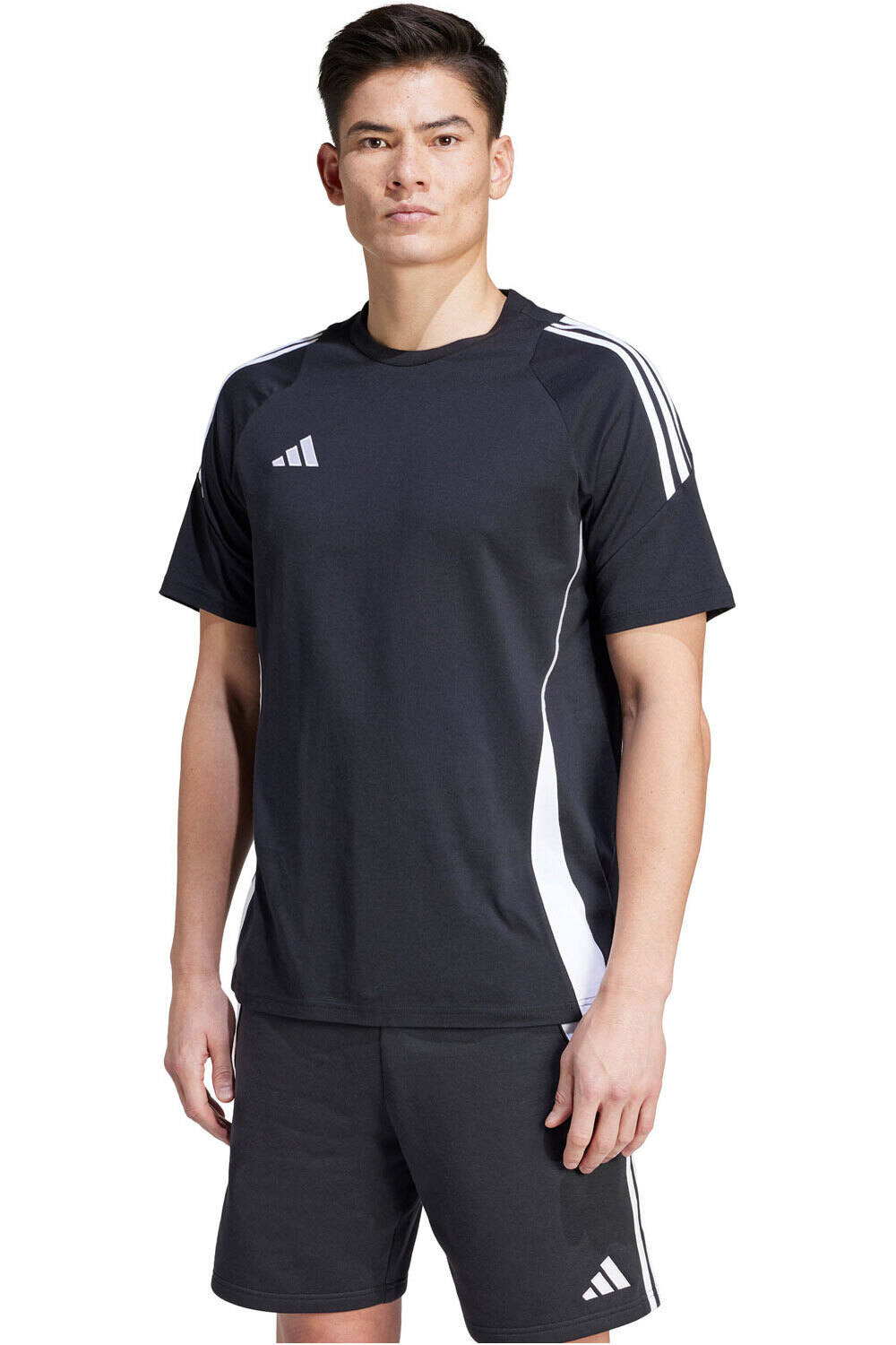 adidas camisetas fútbol manga corta TIRO24 SWTEE vista frontal