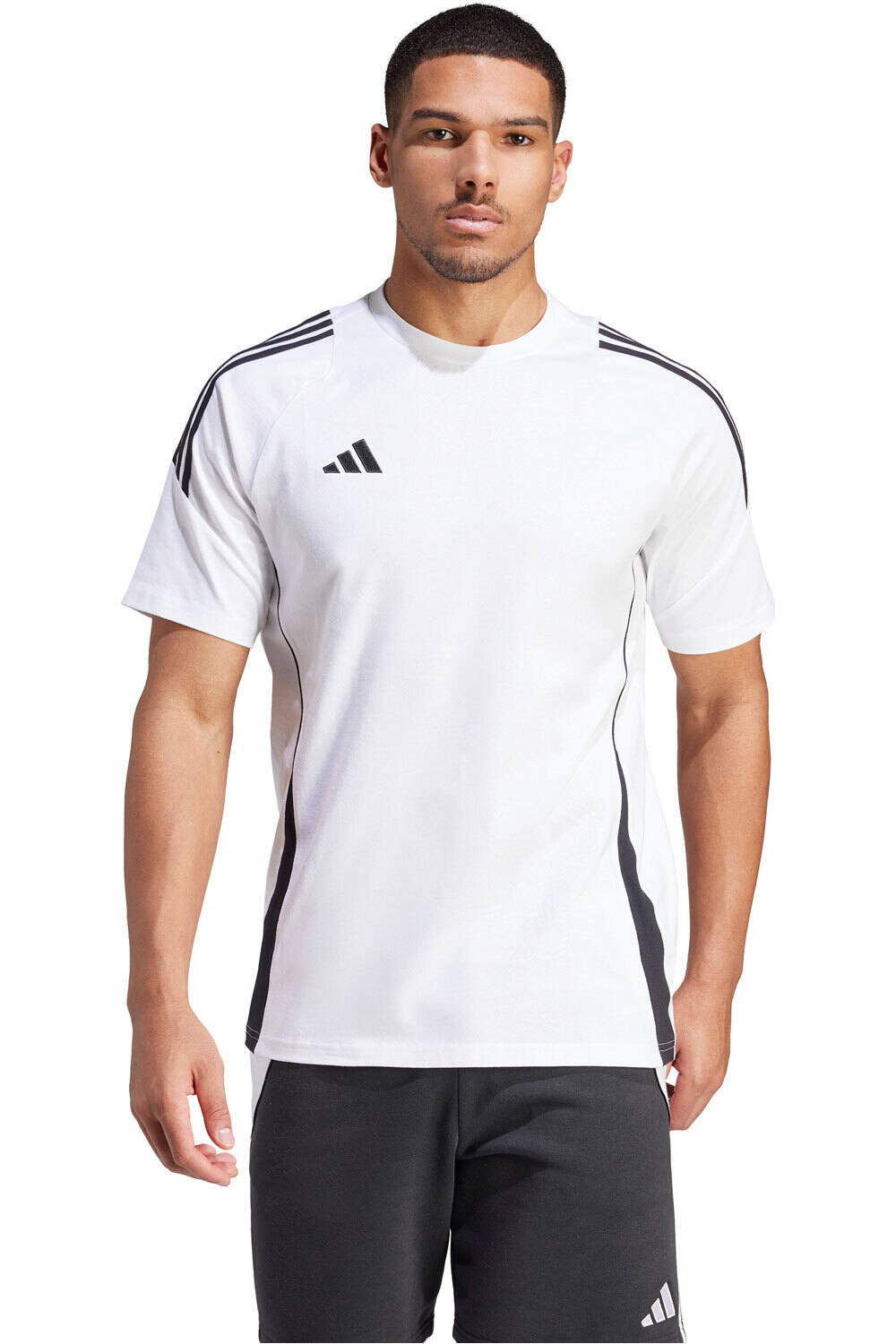 adidas camisetas fútbol manga corta TIRO24 SWTEE vista frontal