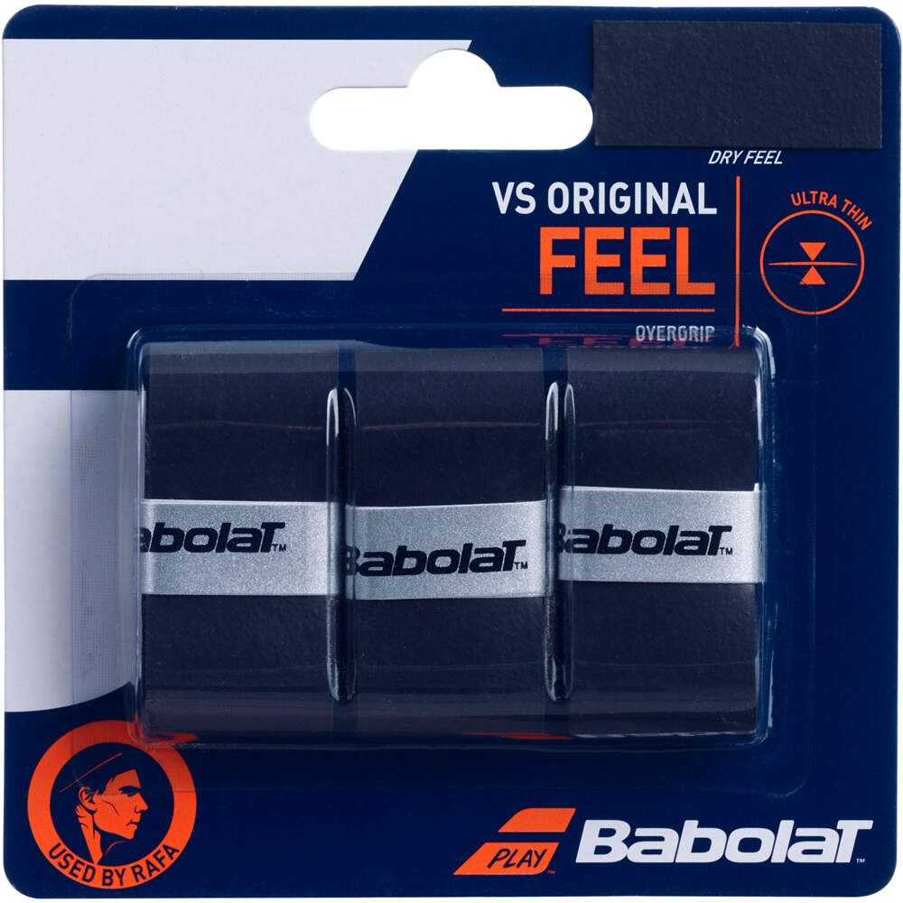 Babolat overgrip tenis VS Original X3 NE vista frontal