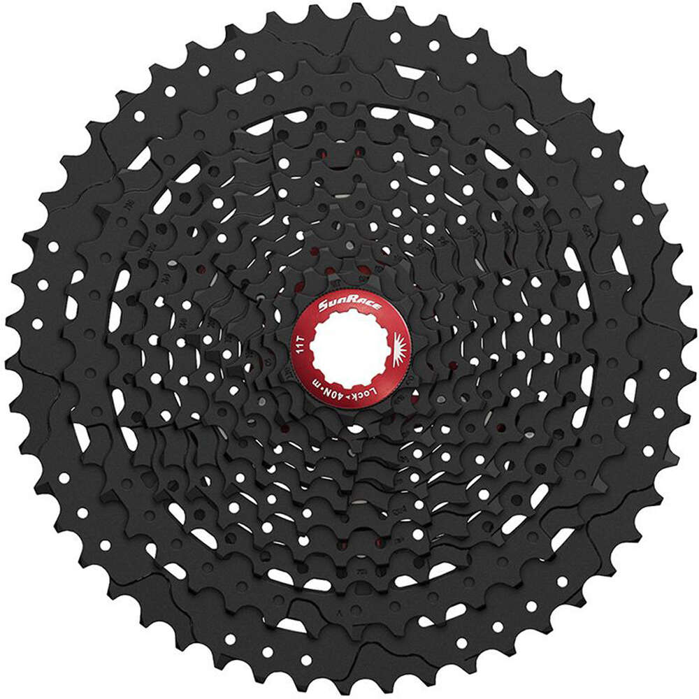 Sun Race cassette mtb CASSETTE CSMX80 11V SHIMANO 11-51D vista frontal