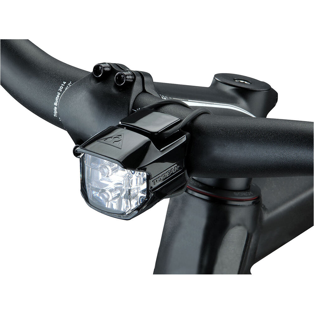 Topeak kit luces bicicleta HightLite Combo Race Negro 01