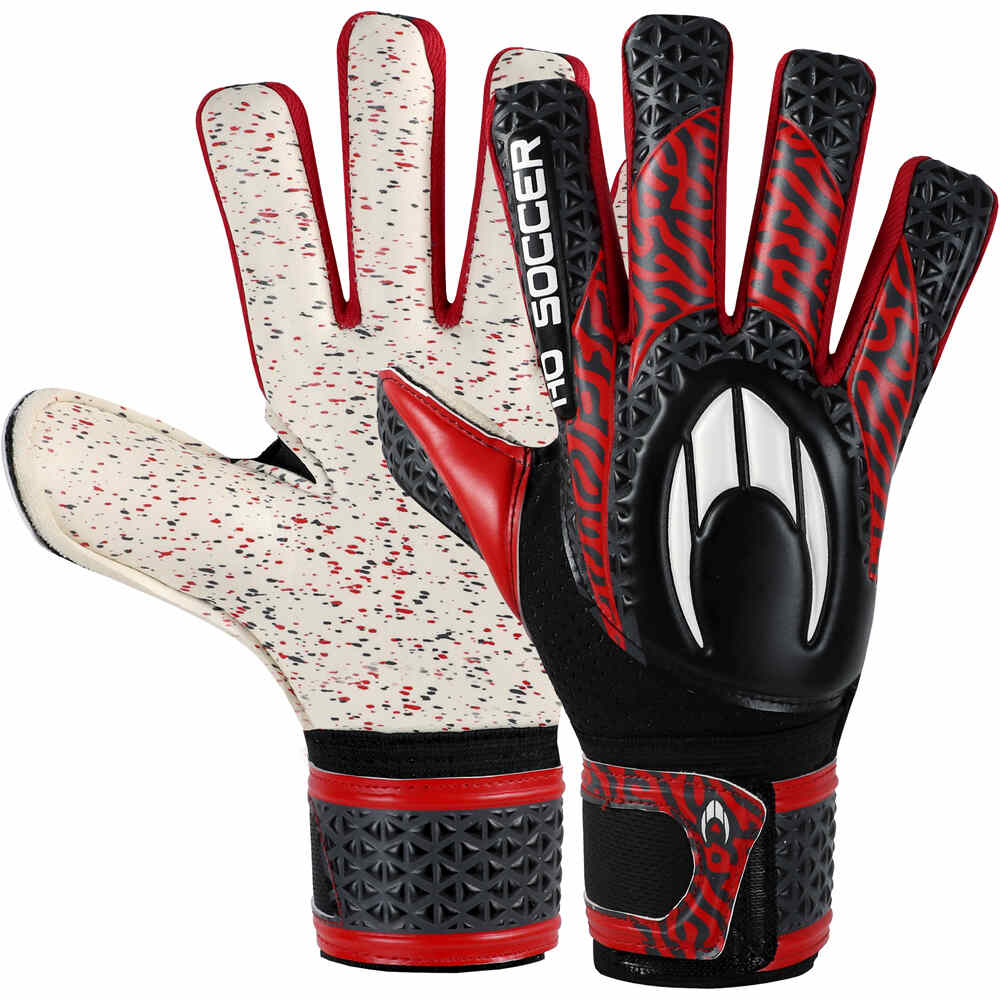 Ho Soccer guantes portero infantil INITIAL ARENA NG RED vista frontal