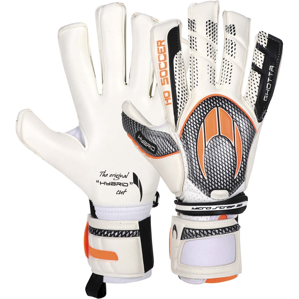 Ho Soccer guantes portero GHOTTA EVO2 RN SILVER LEGEND vista frontal