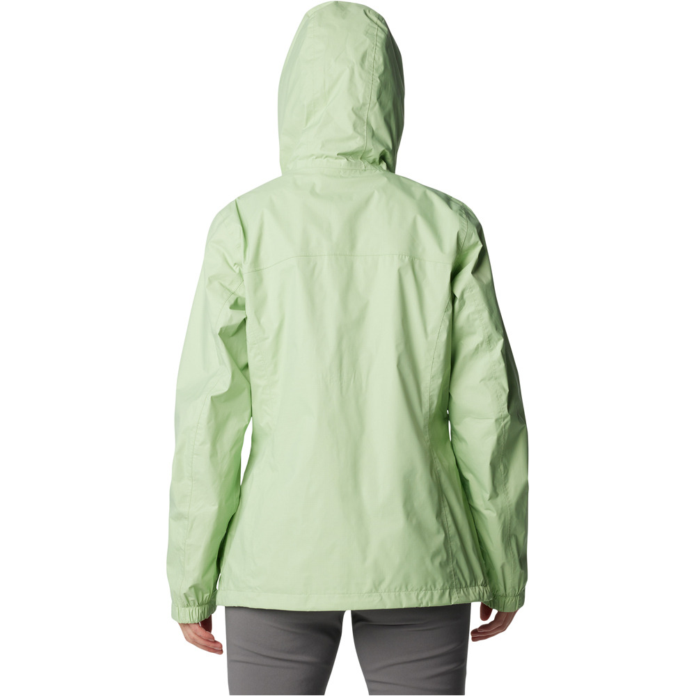 Columbia chaqueta impermeable mujer Pouring Adventure II Jacket vista trasera