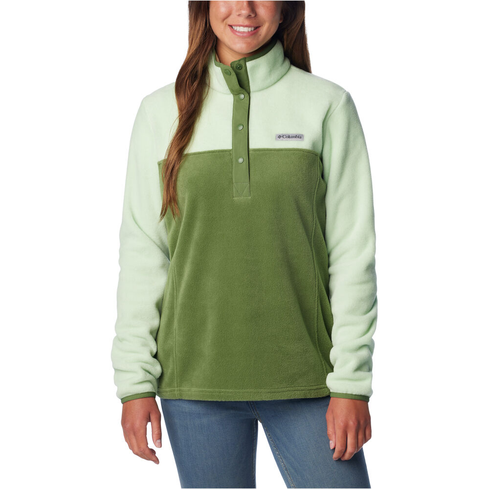 Columbia forro polar mujer Benton Springs 1/2 Snap Pullover vista frontal