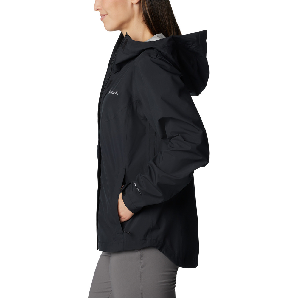 Columbia chaqueta impermeable mujer Wahkeena Falls 3L Shell vista detalle