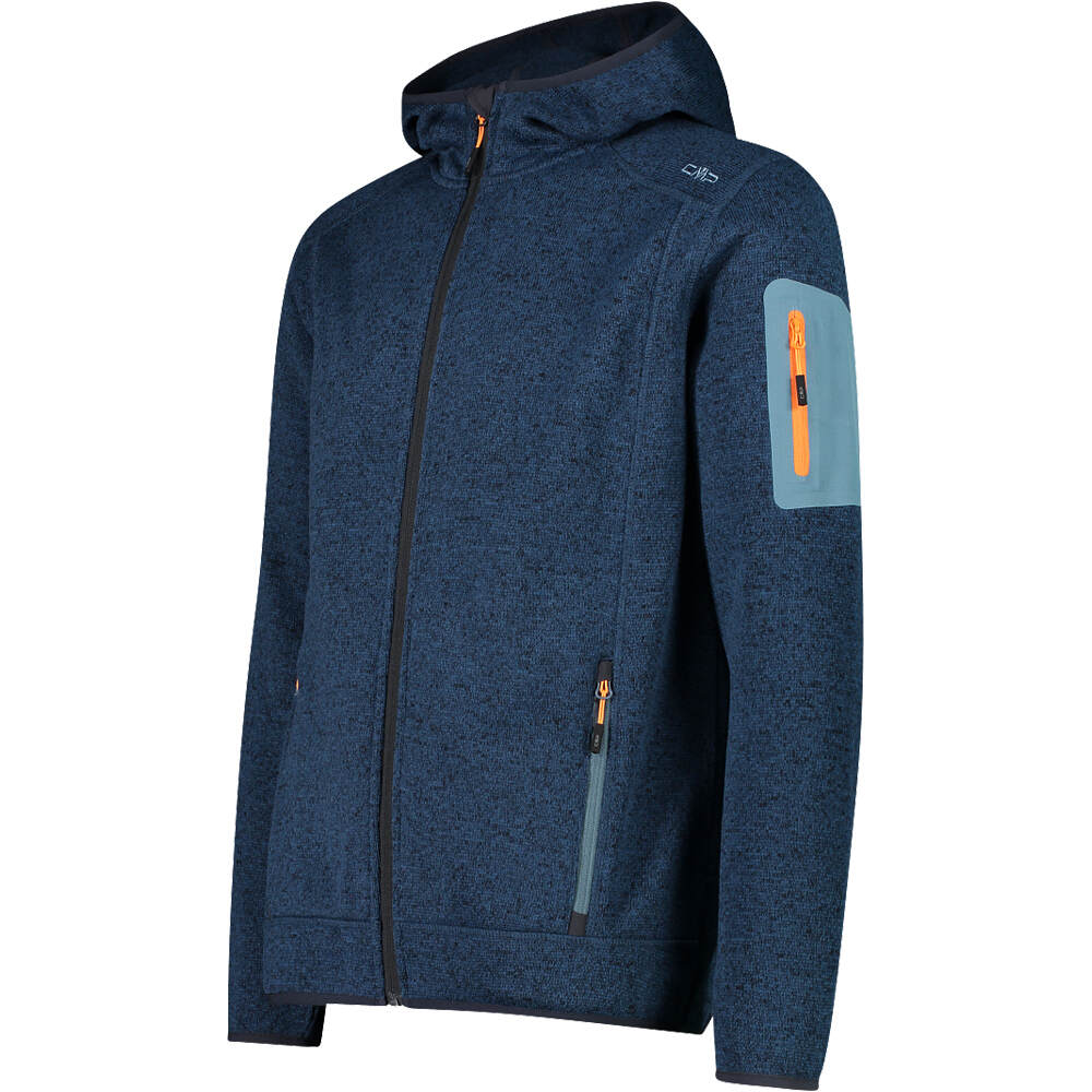 Cmp forro polar hombre MAN JACKET FIX HOOD vista detalle