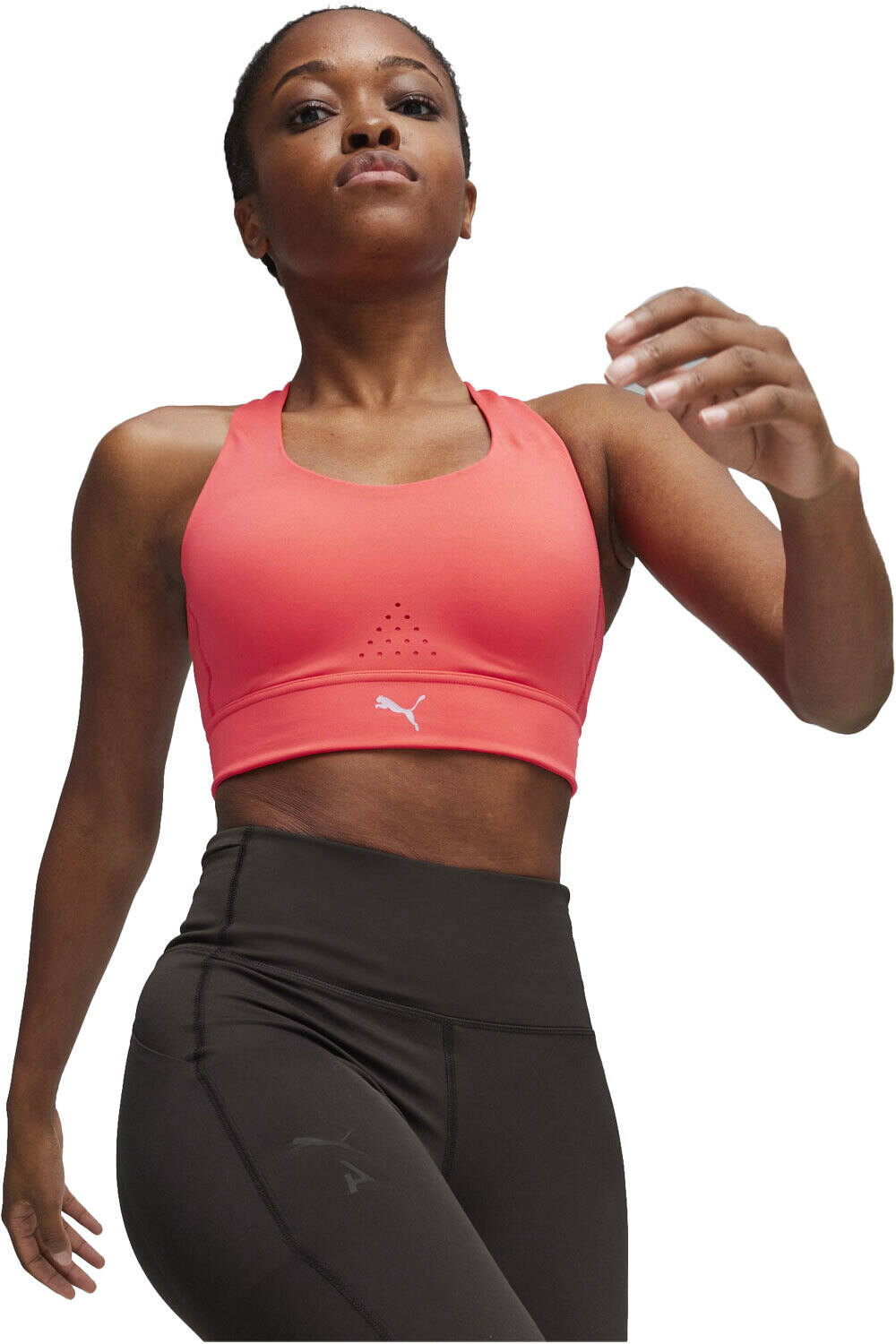 Puma body running mujer PWRbreathe RUN BRA vista frontal