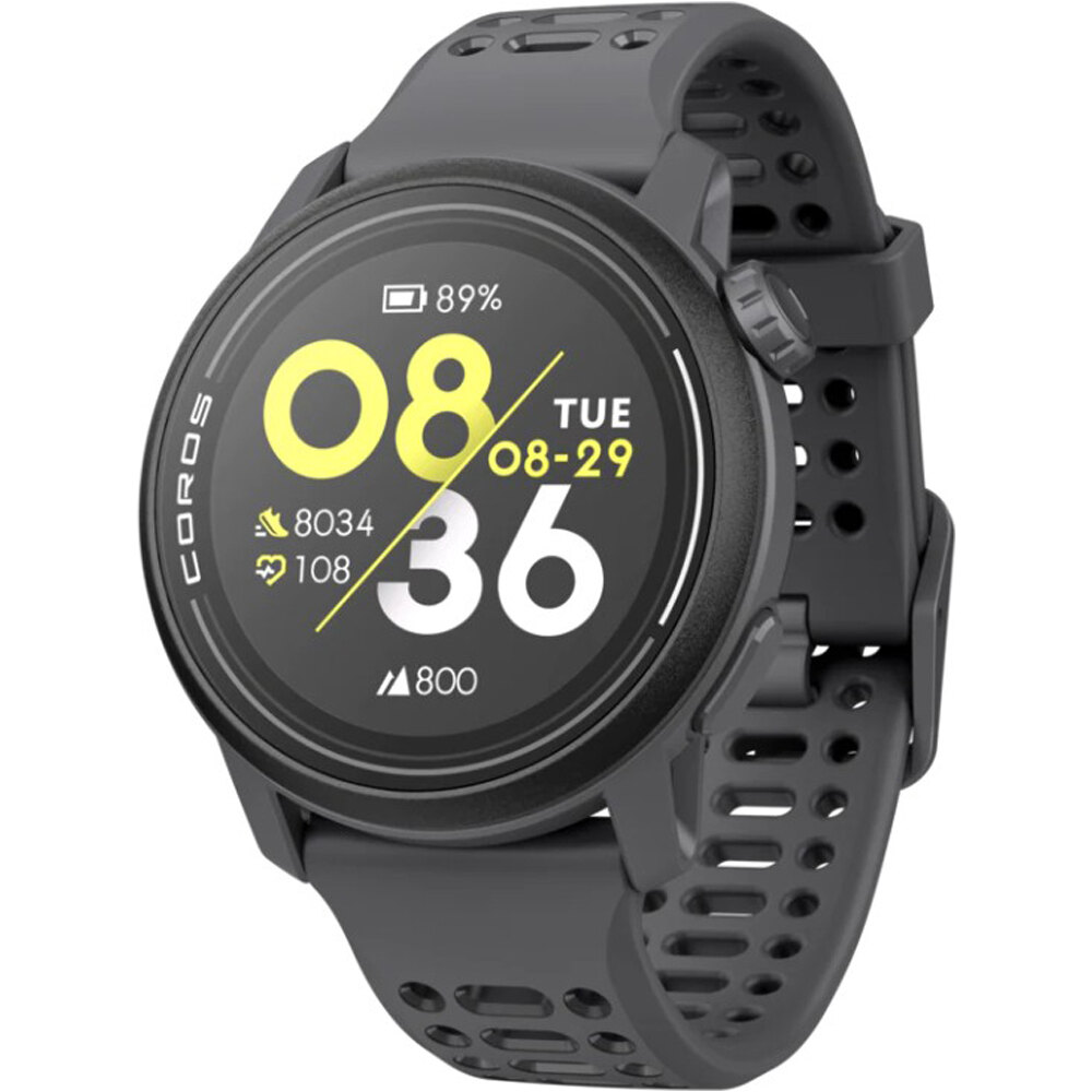 Coros pulsómetros con gps COROS PACE 3 GPS Sport Watch Black w/ Si vista frontal