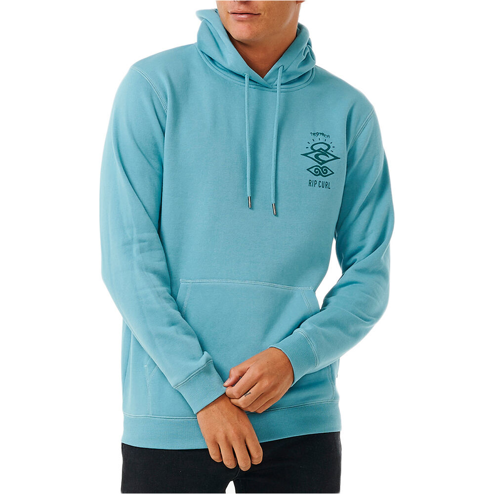 Rip Curl sudadera hombre SEARCH ICON HOOD vista frontal