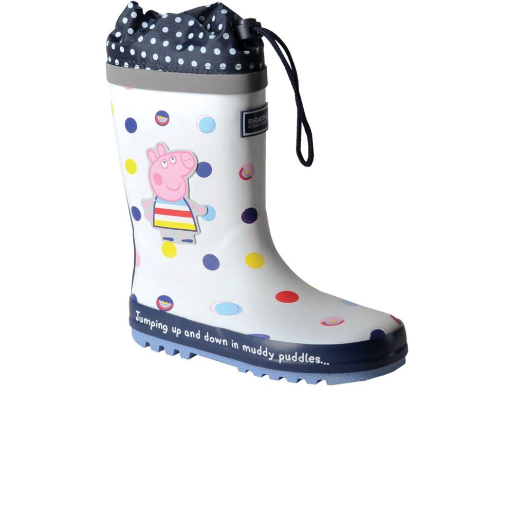 Regatta bota agua niño PeppaSplash Welly lateral exterior