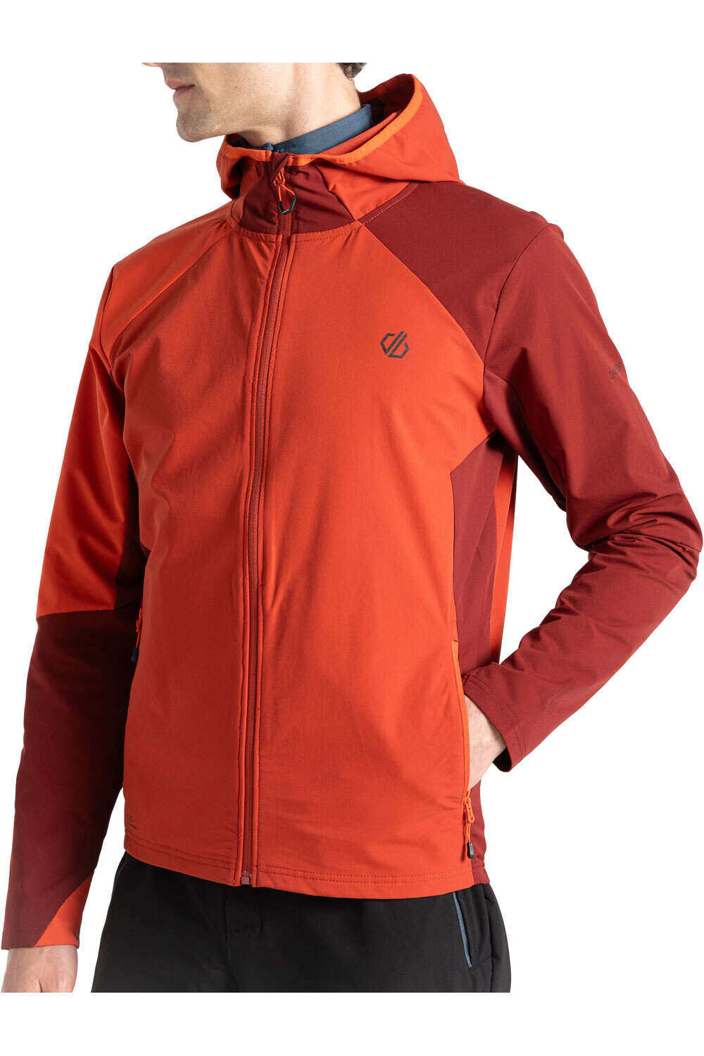 Dare2b chaqueta softshell hombre Lattitudinal II Shl vista detalle