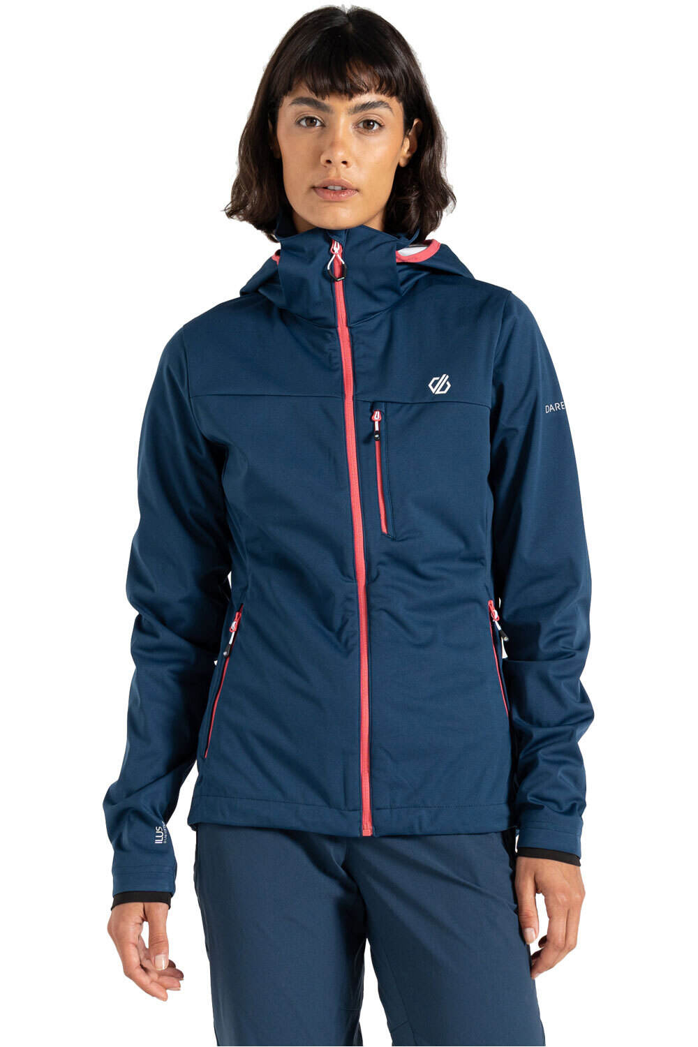 Dare2b chaqueta softshell mujer Lexan Softshell vista frontal