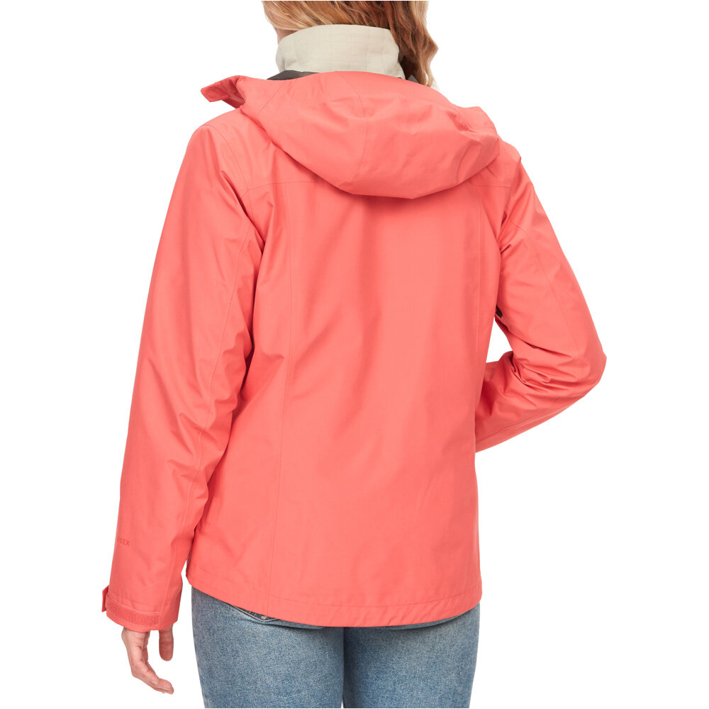 Marmot chaqueta impermeable mujer Wm's Minimalist Pro GORE TEX Jacket vista trasera