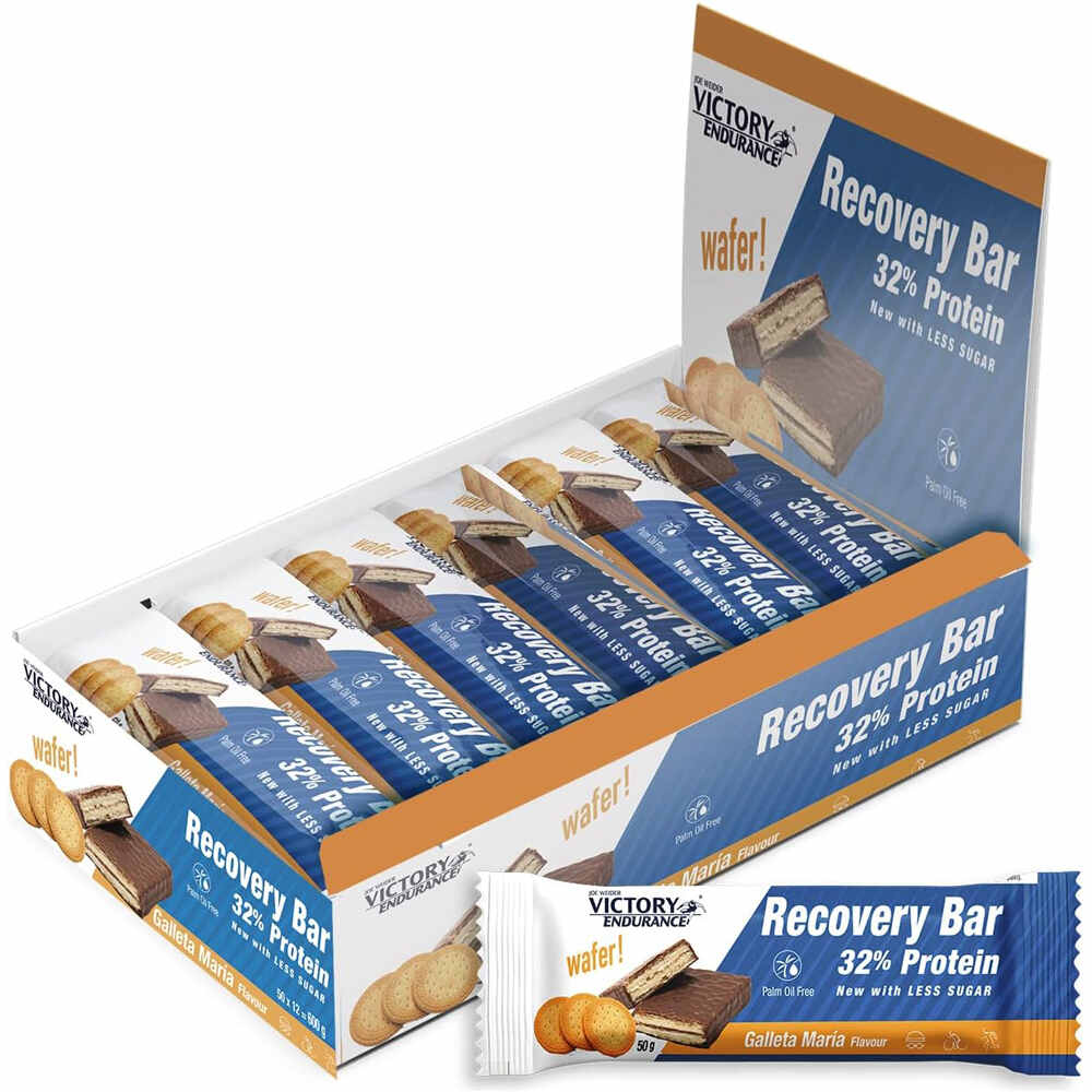 Victory barritas energéticas Recovery Bar Whey Protein vista frontal