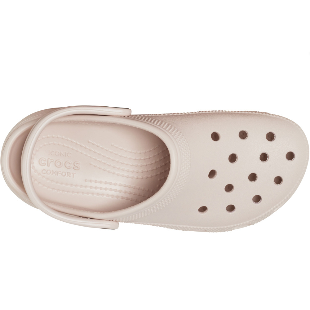 Crocs zueco mujer Classic Platform Clog W vista superior