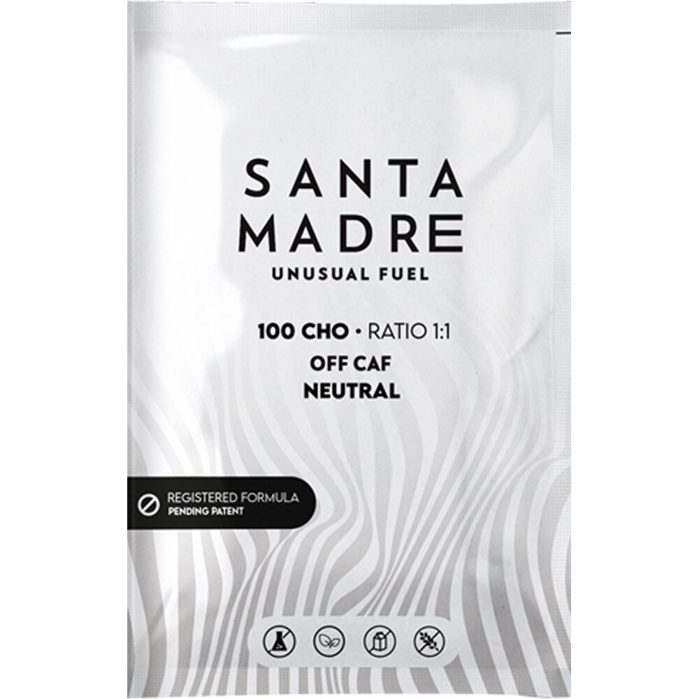 Santa Ma energía instantánea SM Unusual Fuel 100CHO monodosis Neutro 10 x 106g vista frontal